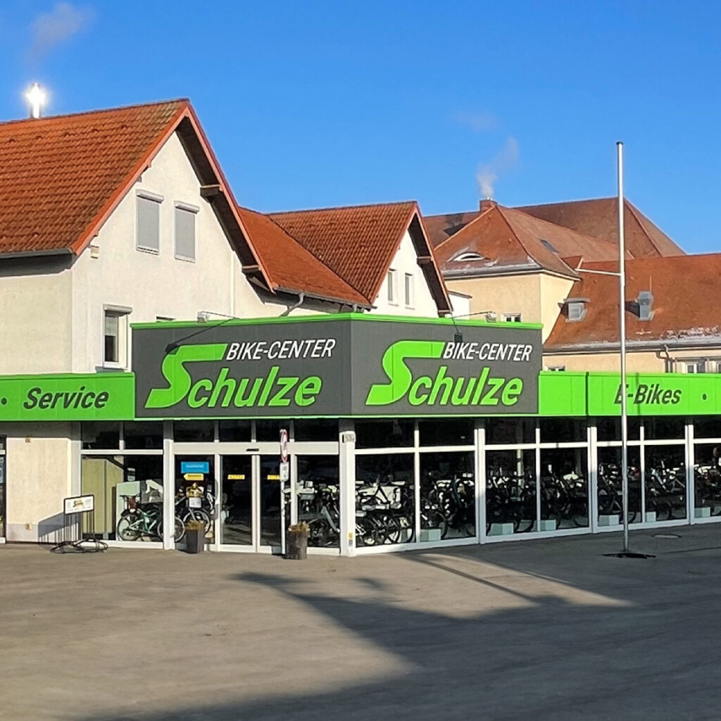 Aussengestaltung Schulze Bike Center
