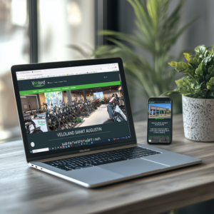 Laptop und Mobile mit Website